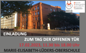 Tag der offenen Tür am Freitag, 17.02.2023 von 11:30 bis 18:00 Uhr